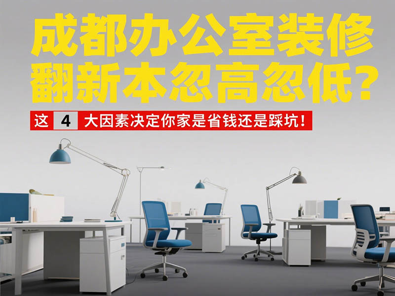 成都辦公室裝修翻新成本忽高忽低？這 4 大因素決定你家是省錢還是踩坑！